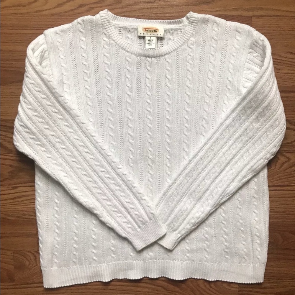 TALBOTS COTTON SWEATER